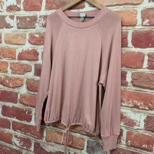 A New Day Pink Crewneck Sweatshirt